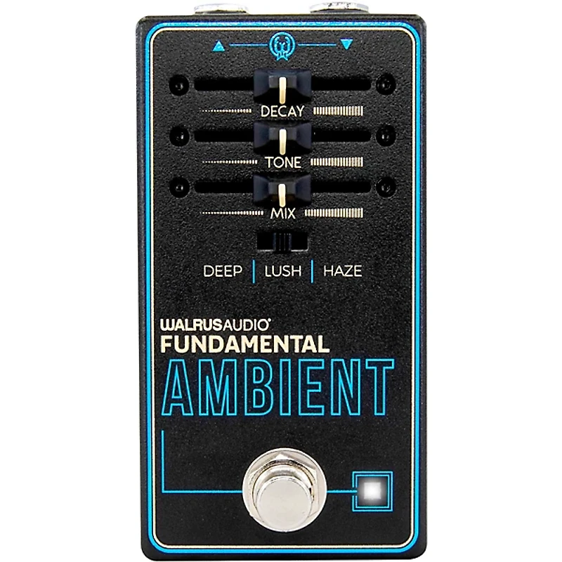 Walrus Audio Fundamental Series Ambient Reverb Effects Pedal Black