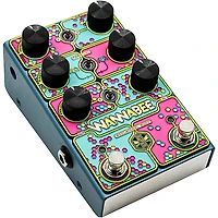 Beetronics FX Wannabee Beelateral Buzz Dual-Drive Effects Pedal Blue Anodized