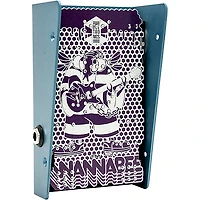 Beetronics FX Wannabee Beelateral Buzz Dual-Drive Effects Pedal Blue Anodized