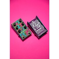 Beetronics FX Wannabee Beelateral Buzz Dual-Drive Effects Pedal Blue Anodized