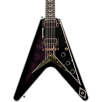 Gibson Custom Flying V Custom Bats in Flight Electric Guitar - Dark Purple Burst