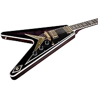 Gibson Custom Flying V Custom Bats in Flight Electric Guitar - Dark Purple Burst