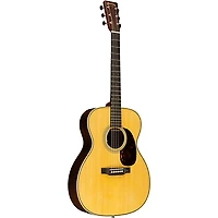 Martin Custom Shop 28 Style Adirondack Spruce-East Indian Rosewood Auditorium Acoustic-Electric Guitar Natural