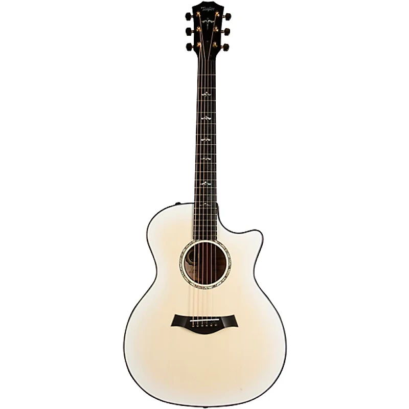 Taylor 614ce Limited-Edition 50th Anniversary Grand Auditorium Acoustic-Electric Guitar Trans White Edgeburst