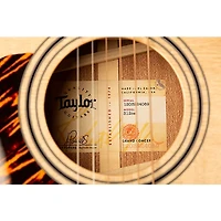 Taylor 312ce Left-Handed Grand Concert Acoustic-Electric Guitar Natural