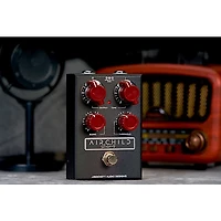 J.Rockett Audio Designs Airchild 660 Compressor Effects Pedal Black and Oxblood
