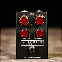 J.Rockett Audio Designs Airchild 660 Compressor Effects Pedal Black and Oxblood