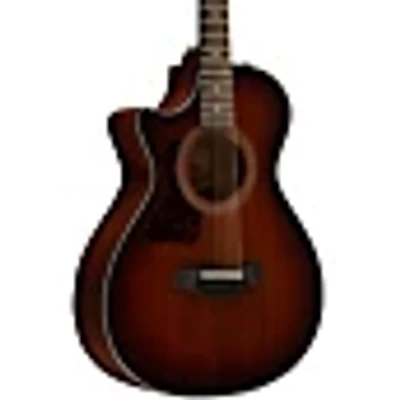 Taylor 322ce 12-Fret Left-Handed Grand Concert Acoustic-Electric Guitar Shaded Edge Burst