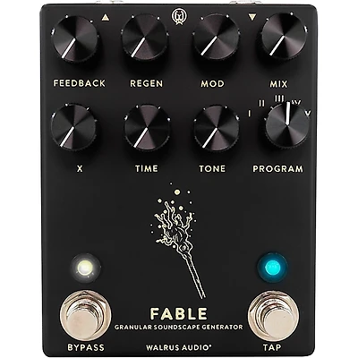 Walrus Audio Fable Granular Soundscape Generator Effects Pedal Black