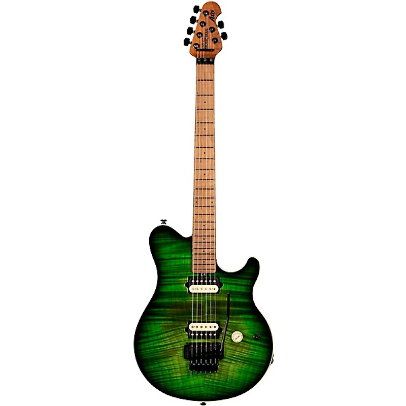 Ernie Ball Music Man Axis Flame Top Electric Guitar Macha