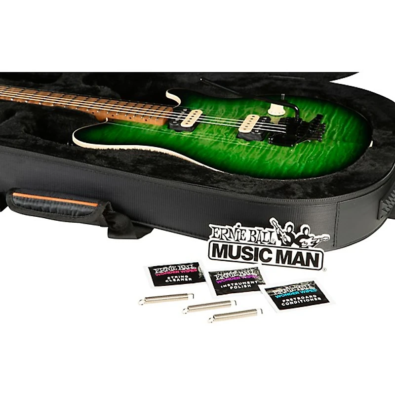 Ernie Ball Music Man Axis Flame Top Electric Guitar Macha