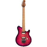 Ernie Ball Music Man Axis Electric Flame Top Electric Guitar Olallieberry