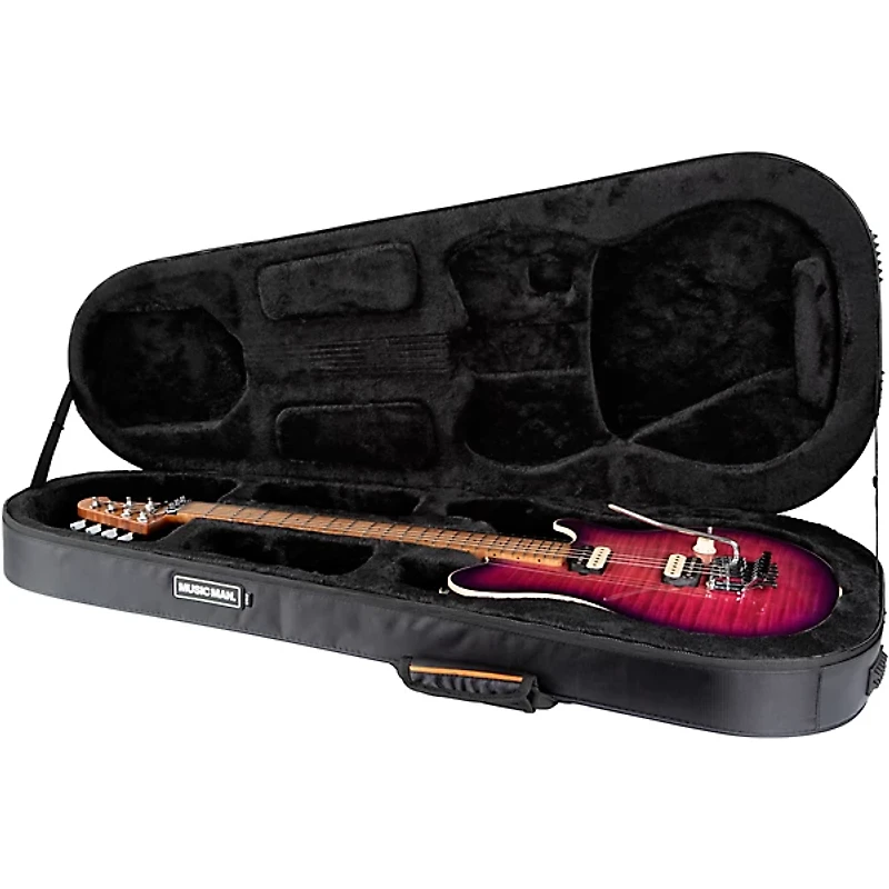 Ernie Ball Music Man Axis Electric Flame Top Electric Guitar Olallieberry