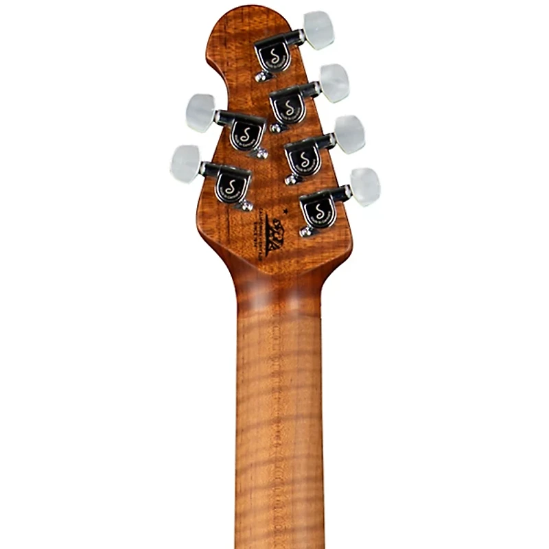 Ernie Ball Music Man Axis Quilt Top Electric Guitar Olallieberry