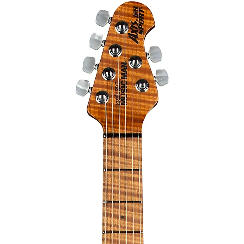 Ernie Ball Music Man Axis Super Sport Flame Top (satin) Electric Guitar Honey Pot