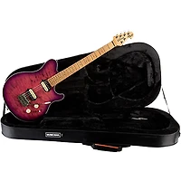 Ernie Ball Music Man Axis Super Sport Quilt Top Electric Guitar Olallieberry
