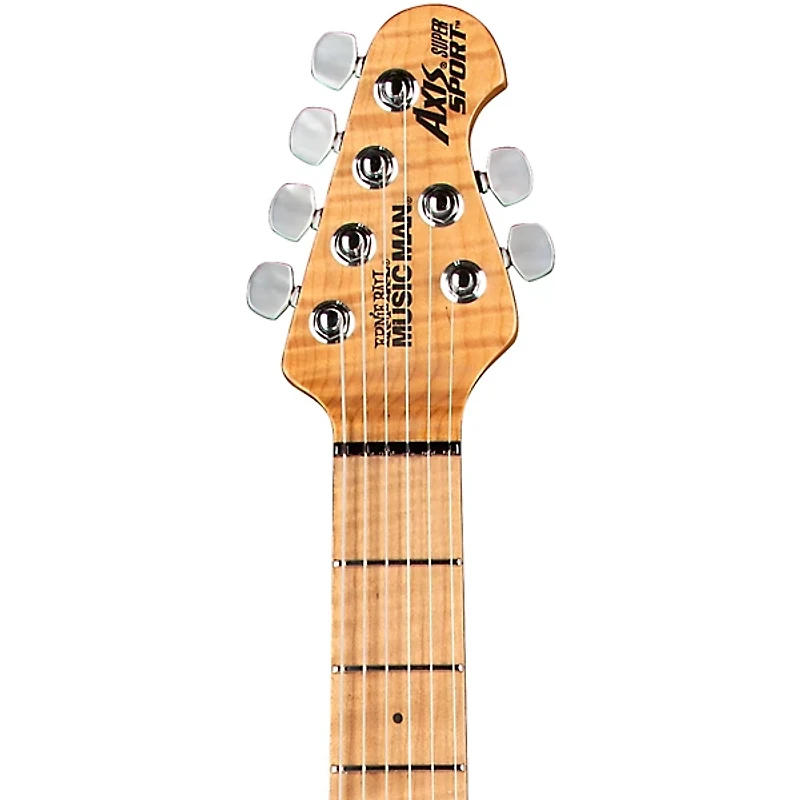 Ernie Ball Music Man Axis Super Sport Quilt Top Electric Guitar Olallieberry