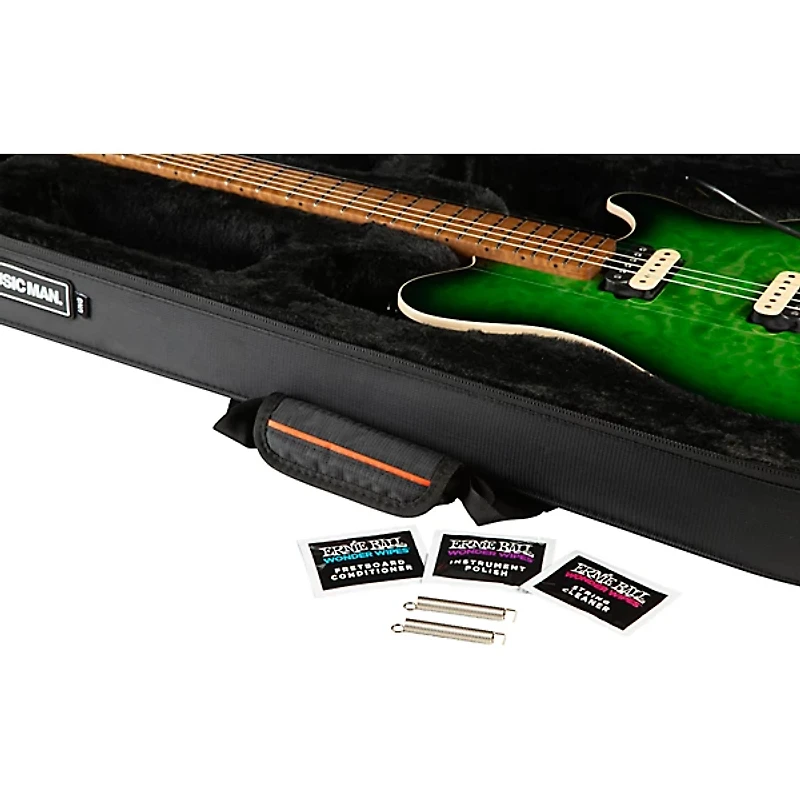 Ernie Ball Music Man Axis Super Sport Quilt Top Electric Guitar Macha