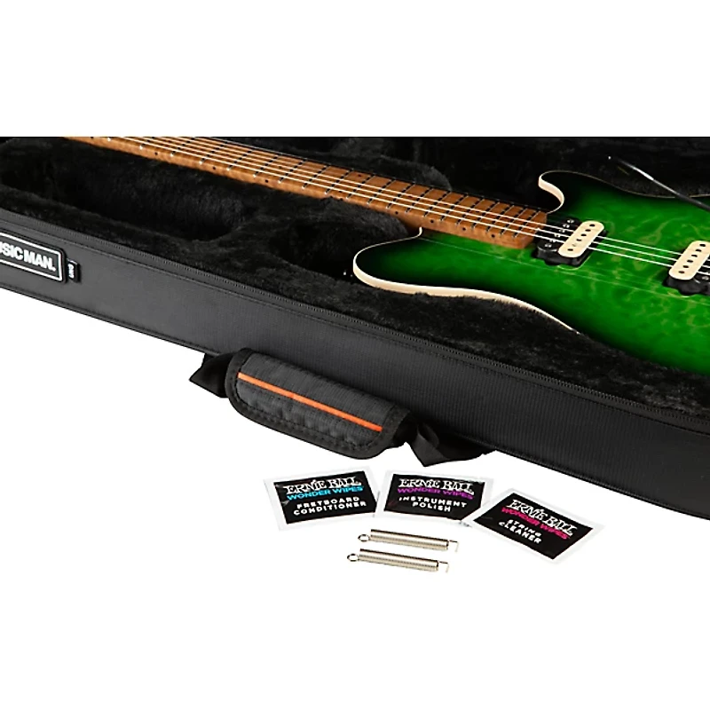 Ernie Ball Music Man Axis Super Sport Quilt Top Electric Guitar Macha