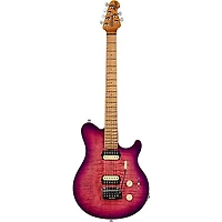 Ernie Ball Music Man Axis Super Sport Flame Top Electric Guitar Olallieberry