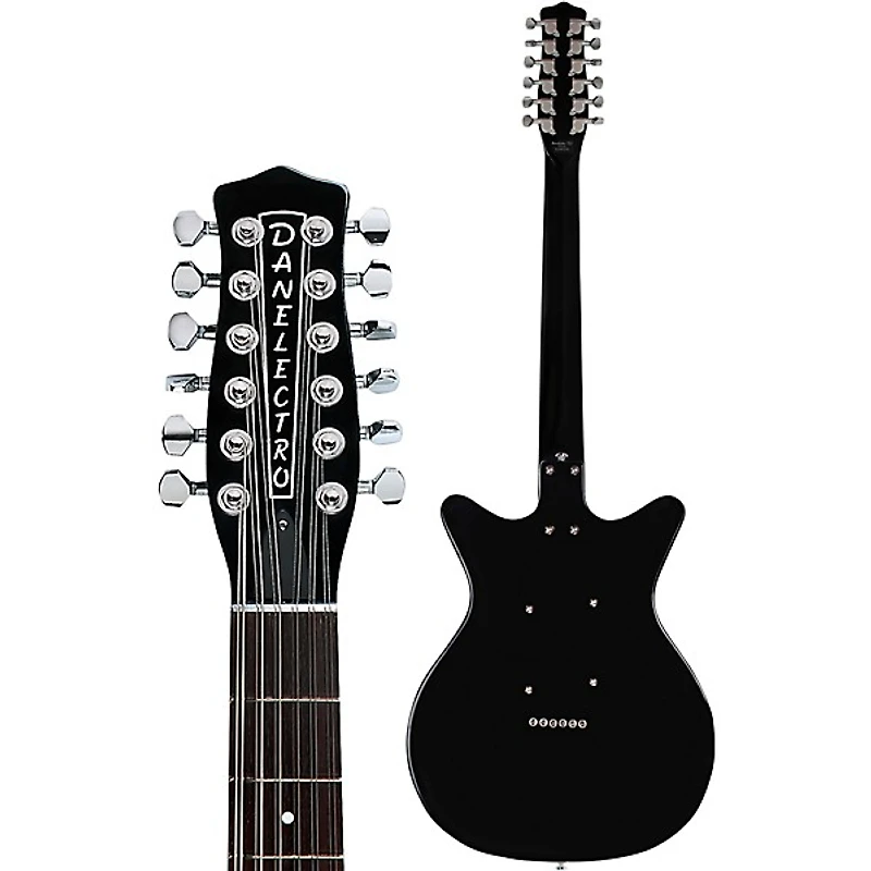 Danelectro 12-String Electric Guitar Black
