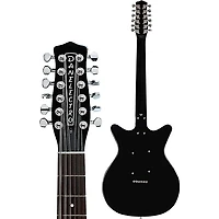 Danelectro 12-String Electric Guitar Black