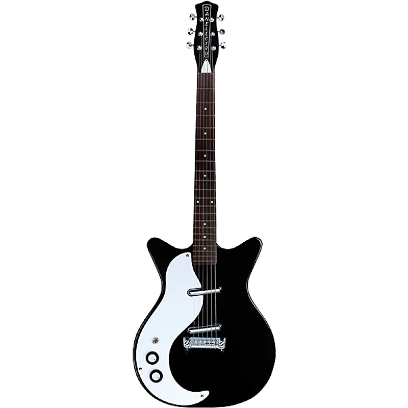 Danelectro 59M NOS+ Left-Handed Electric Guitar Black