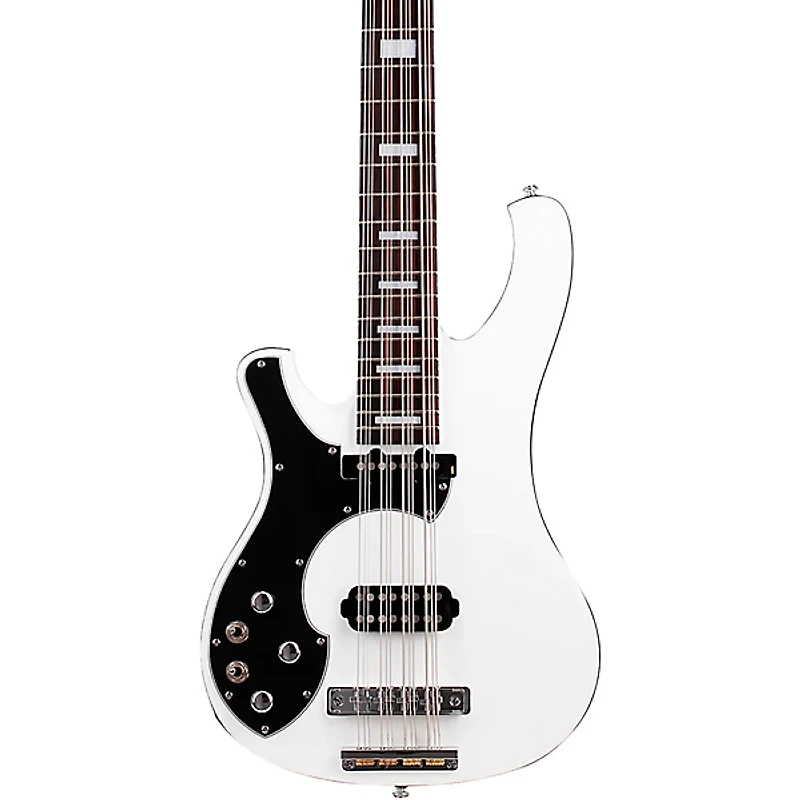 Schecter Guitar Research Stargazer-12 12-String Left-Handed Electric Bass Guitar Gloss White