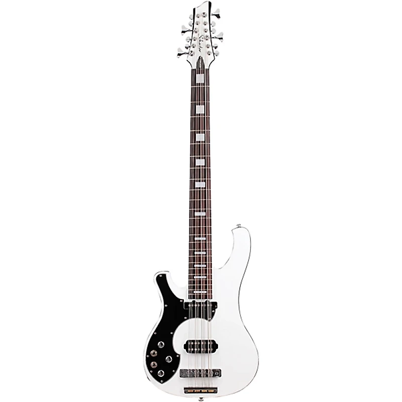 Schecter Guitar Research Stargazer-12 12-String Left-Handed Electric Bass Guitar Gloss White