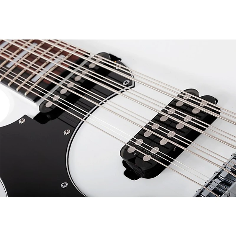 Schecter Guitar Research Stargazer-12 12-String Left-Handed Electric Bass Guitar Gloss White