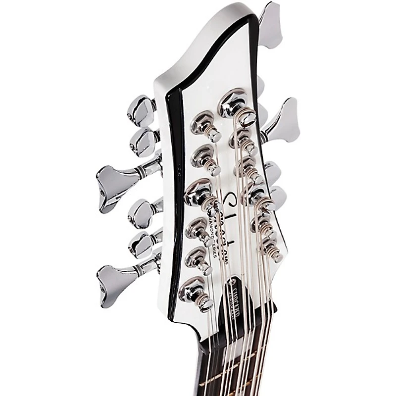 Schecter Guitar Research Stargazer-12 12-String Left-Handed Electric Bass Guitar Gloss White