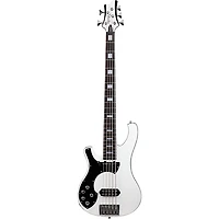 Schecter Guitar Research Stargazer-5 Left-Handed 5-String Electric Bass Guitar Gloss White