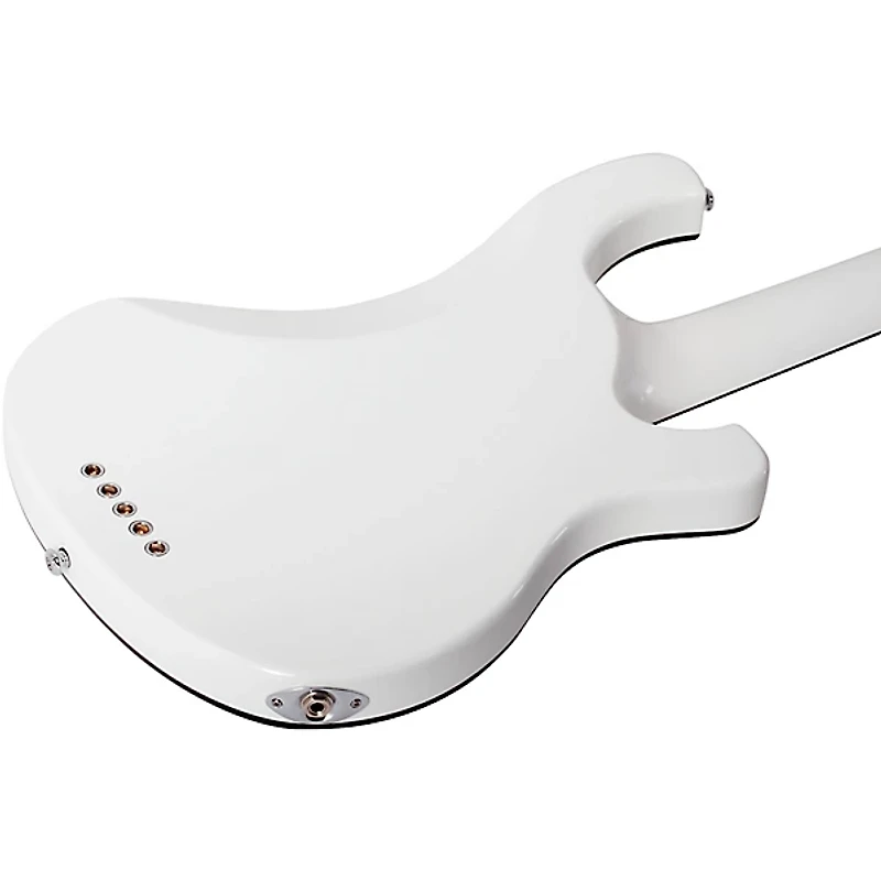 Schecter Guitar Research Stargazer-5 Left-Handed 5-String Electric Bass Guitar Gloss White