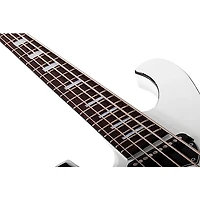 Schecter Guitar Research Stargazer-5 Left-Handed 5-String Electric Bass Guitar Gloss White