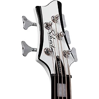 Schecter Guitar Research Stargazer-5 Left-Handed 5-String Electric Bass Guitar Gloss White