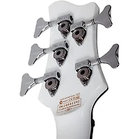 Schecter Guitar Research Stargazer-5 Left-Handed 5-String Electric Bass Guitar Gloss White