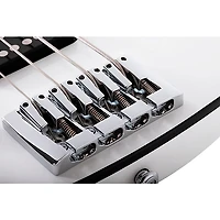 Schecter Guitar Research Stargazer-4 Left-Handed Electric Bass Guitar Gloss White