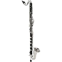 Backun Backun Alpha Low C Synthetic Bass Clarinet with Silver Plated Keys, 2-Piece Neck, Hardshell Case Silver Plated Keys Low C