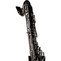 Backun Backun Alpha Low C Synthetic Bass Clarinet with Silver Plated Keys, 2-Piece Neck, Hardshell Case Silver Plated Keys Low C