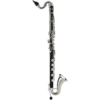 Backun Backun Alpha Low C Synthetic Bass Clarinet with Silver Plated Keys, 2-Piece Neck, Hardshell Case Silver Plated Keys Low C