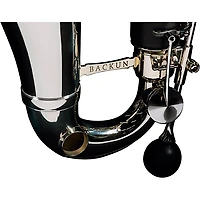 Backun Backun Alpha Low C Synthetic Bass Clarinet with Silver Plated Keys, 2-Piece Neck, Hardshell Case Silver Plated Keys Low C
