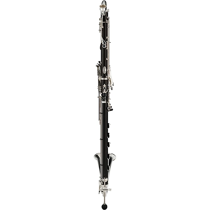 Backun Backun Q Series Low C Bass Clarinet in Grenadilla with Silver Plated Keys, 2-Piece Neck, Marcus Bonna Compact Case Silver Plated Keys Low C