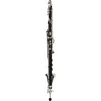 Backun Backun Q Series Low C Bass Clarinet in Grenadilla with Silver Plated Keys, 2-Piece Neck, Marcus Bonna Compact Case Silver Plated Keys Low C