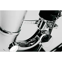 Backun Backun Q Series Low C Bass Clarinet in Grenadilla with Silver Plated Keys, 2-Piece Neck, Marcus Bonna Compact Case Silver Plated Keys Low C