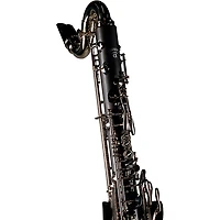 Backun Backun Alpha Low Eb Synthetic Bass Clarinet with Nickel Plated Keys with Lyre Holder, 2-Piece Neck, Compact Hardshell Case Nickel Plated Keys Low Eb