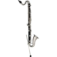 Backun Backun Alpha Low Eb Synthetic Bass Clarinet with Nickel Plated Keys with Lyre Holder, 2-Piece Neck, Compact Hardshell Case Nickel Plated Keys Low Eb