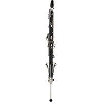 Backun Backun Alpha Low Eb Synthetic Bass Clarinet with Nickel Plated Keys with Lyre Holder, 2-Piece Neck, Compact Hardshell Case Nickel Plated Keys Low Eb