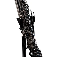 Backun Backun Alpha Low Eb Synthetic Bass Clarinet with Nickel Plated Keys with Lyre Holder, 2-Piece Neck, Compact Hardshell Case Nickel Plated Keys Low Eb