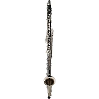 Backun Backun Alpha Low C Synthetic Bass Clarinet with Nickel Plated Keys, 2-Piece Neck, Backpack Case Nickel Plated Keys