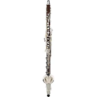 Backun Backun Q Series Low C Bass Clarinet in Cocobolo with Gold Plated Posts and Silver Plated Keys, 2-Piece Neck, Marcus Bonna Compact Case Silver Plated Keys Cocobolo Body